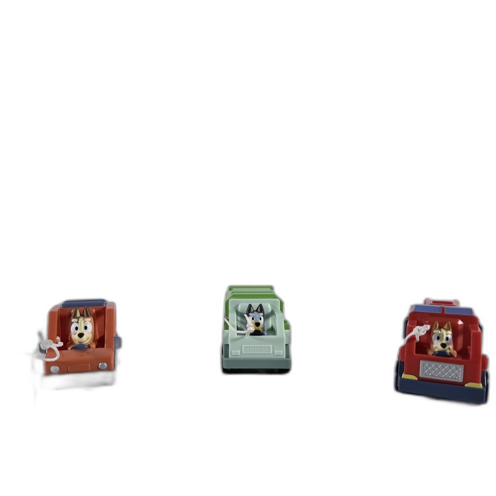 Bluey‎ Mini Vehicle Set Heeler 4WD Garbage Truck Fire Truck Chilli 3 Pack NWT